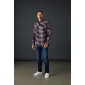 Jos A Bank 1905 Traditional Fit Long Sleeve Plaid    XL     EUC